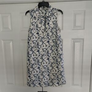 Vineyard Vines Toile Dress w/ Pockets